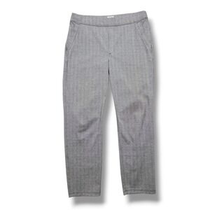 Duluth NoGA Naturale Cotton Slim Leg Pants Womens Small Ankle UPF Herringbone